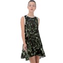 Precision Pursuit: Hunting Motif Camouflage Pattern Frill Swing Dress View1