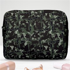 Hunting Motif Camouflage Pattern Print Bk Make Up Pouch (large) by dflcprintsclothing