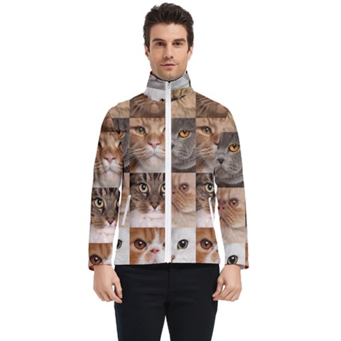 Breeds Of Cats Collage Men s Bomber Jacket by kyorashop23