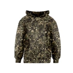 Camouflage Army Survival Uniform Kids  Pullover Hoodie by Posterlux