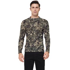 Camouflage Army Survival Uniform Men s Long Sleeve Rash Guard by Posterlux