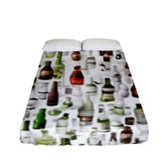 Bottle Chic Print Patterns Fitted Sheet (full/ Double Size) by BellaVistaTshirt02