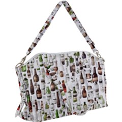 Bottle Chic Print Patterns Canvas Crossbody Bag by BellaVistaTshirt02