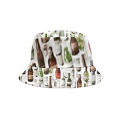 Bottle Chic Print Patterns Bucket Hat (kids) by BellaVistaTshirt02