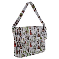 Bottle Chic Print Patterns Buckle Messenger Bag by BellaVistaTshirt02