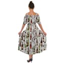 Bottle Chic Print Patterns Shoulder Straps Boho Maxi Dress  View2