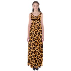 Giraffe Texture, Close-up, Giraffe Skin Texture Empire Waist Maxi Dress by kyorashop23