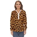 Giraffe Texture, Close-up, Giraffe Skin Texture Zip Up Long Sleeve Blouse View1