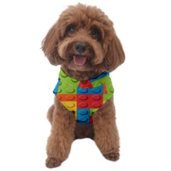 Lego Bricks, Colorful Dots Background Dog Sweater by kyorashop23