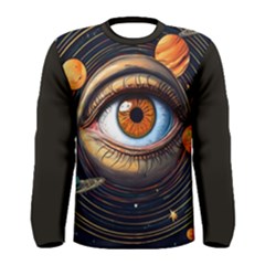 Eye Of The Universe (ai) Men s Long Sleeve T-shirt by dflcprintsclothing