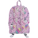 Beautiful Cute Animals Pattern Pink Travelers  Backpack View3