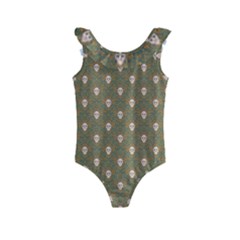 Camping Is Fun! Kids  Frill Swimsuit by GeekLover