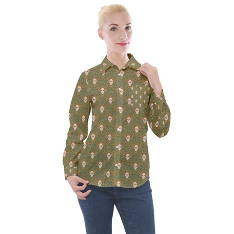 Camping Is Fun! Women s Long Sleeve Pocket Shirt by GeekLover