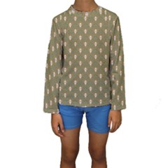 Camping Is Fun! Kids  Long Sleeve Swimwear by GeekLover