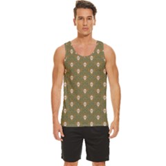 Camping Is Fun! Men s Wide Collar Tank Top by GeekLover