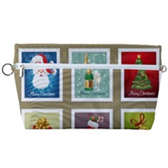 Christmas Stamp Pattern Handbag Organizer by Maspions