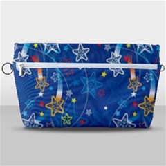 Christmas Stars Pattern Star Handbag Organizer by Maspions