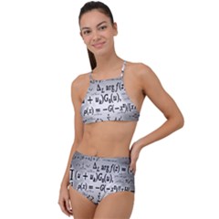 Math Formula Halter Tankini Set by Bedest