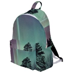 Silhouette Of Aurora Borealis The Plain Backpack by Bedest