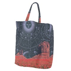 Astrology Surreal Surrealism Trippy Visual Art Giant Grocery Tote by Bedest