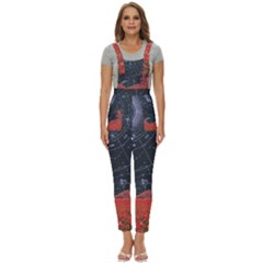 Astrology Surreal Surrealism Trippy Visual Art Women s Pinafore Overalls Jumpsuit by Bedest