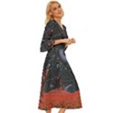 Astrology Surreal Surrealism Trippy Visual Art Midsummer Wrap Dress View3