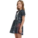 Astrology Surreal Surrealism Trippy Visual Art Kids  Sweet Collar Dress View3