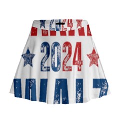 Kamala Harris 2024 Walz Mini Flare Skirt by Safari