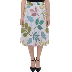 Leaf Seamless Pattern  Classic Midi Skirt by Safari