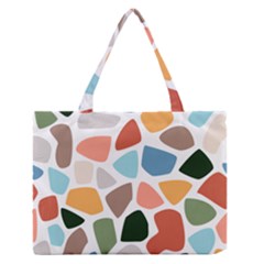 Shapes Seamless Pattern Zipper Medium Tote Bag by Safari