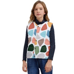 Shapes Seamless Pattern Kid s Button Up Puffer Vest	 by Safari