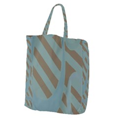 Earthbound Geometry Print Giant Grocery Tote by dflcprintsclothing