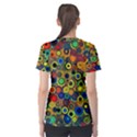 Circles, Colorful Women s Cotton T-Shirt View2