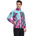 Colorful Splashes Grunge, Abstract Art Men s Bomber Jacket View2