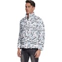 Embrace The Magic Inspirational Phrase Pattern Men s Puffer Bubble Jacket Coat View2