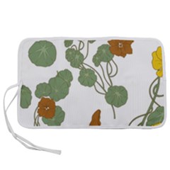 Nasturtium Flowers Plant Leaves Pen Storage Case (s) by Salmanaz77