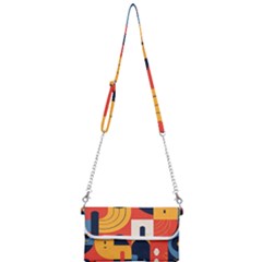 Abstract Pattern Design Mini Crossbody Handbag by Salmanaz77