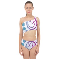 Blink 182 Logo Spliced Up Two Piece Swimsuit by avitendut