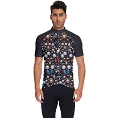 Pearls And Stones Men s Short Sleeve Cycling Jersey by dedoma