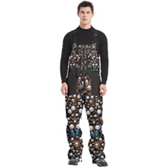 Pearls And Stones Men s Front Zip Ski And Snowboard Bib Pants by dedoma