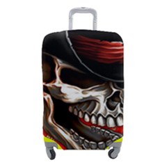 Confederate Flag Usa America United States Csa Civil War Rebel Dixie Military Poster Skull Luggage Cover (small) by Ket1n9