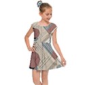 Boho Abstract Architecture Kids  Cap Sleeve Dress View1