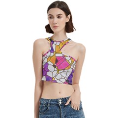 Architecture Glass Abstract Pattern Cut Out Top by Bedest