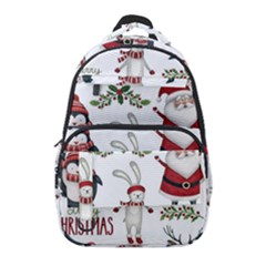 Christmas Characters Pattern, Xmas Backgrounds Carry-on Travel Backpack by kyorashop23