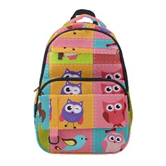 Owls Pattern, Abstract, Art, Desenho Carry-on Travel Backpack by kyorashop23