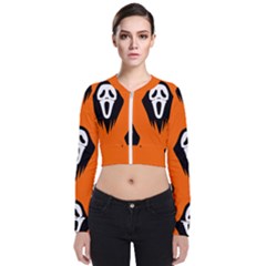 Halloween Party  Long Sleeve Zip Up Bomber Jacket by Safari