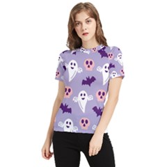 Boo Crew Halloween Season Women s Short Sleeve Rash Guard by Safari