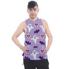 Boo Crew Halloween Season Men s Sleeveless Hoodie by Safari