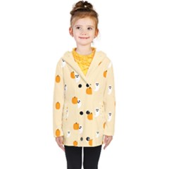 Pumpkin And Boo Crew Halloween  Kids  Double Breasted Button Coat by Safari