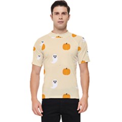 Pumpkin And Boo Crew Halloween  Men s Short Sleeve Rash Guard by Safari